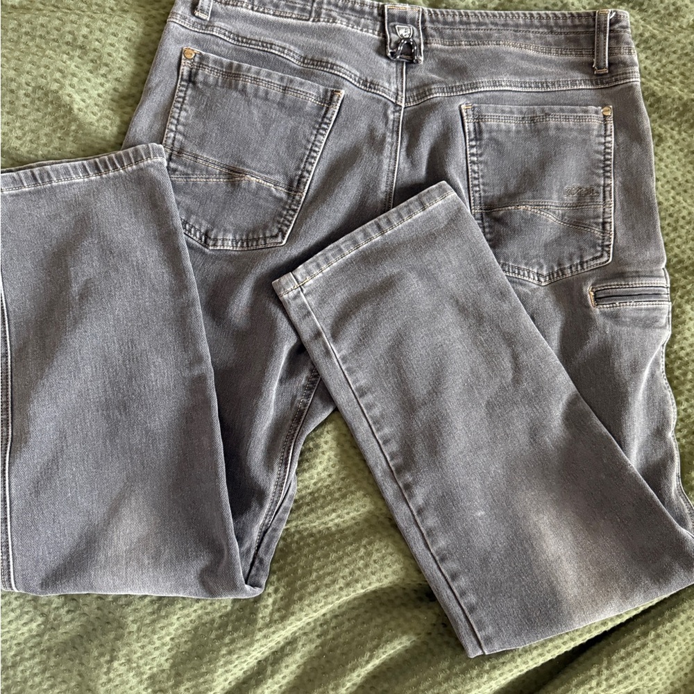 Kuhl Men's Charcoal Straight-Leg Jeans - 36